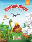 dinosaurios libro de colorear para ninos : de 4 a 6 Anos, T-Rex, brontosaurio, estegosaurio y muchos otros por descubrir, el gran libro para colorear de dinosaurios! - Book