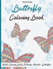 Butterfly Coloring Book for Adults : Adults Coloring Books Featuring Adorable Butterflies - Book