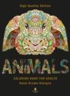 Animals Coloring Book For Adults : Hand-Drawn Designs - Book