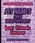 Coloring Book - Pet Names over Weird Pictures - Color Your Imagination : 100 Pet Names + 100 Weird Pictures - 100% FUN - Great for Adults - Book