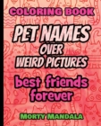 Coloring Book - Pet Names over Weird Pictures - Color Your Imagination : 100 Pet Names + 100 Weird Pictures - 100% FUN - Great for Adults - Book