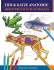 Tier & Katze Anatomie-Arbeitsbuch zum Ausmalen : 2-IN-1 ZUSAMMENSTELLUNG - Unglaublich detaillierter Selbsttest Arbeitsbuch zum Ausmalen Tiermedizin & Katzen-Anatomie - Book