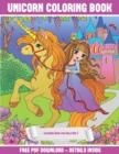 Coloring Book for Girls Age 5 (Unicorn Coloring Book) : A Unicorn Coloring (Colouring) Book with 30 Coloring Pages That Gradually Progress in Difficulty: This Book Can Be Downloaded as a PDF and Print - Book