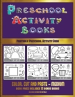 Printable Preschool Activity Book (Preschool Activity Books - Medium) : 40 Black and White Kindergarten Activity Sheets Designed to Develop Visuo-Perceptual Skills in Preschool Children. - Book