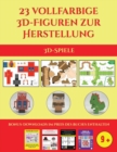 3D-Spiele (23 vollfarbige 3D-Figuren zur Herstellung mit Papier) : Ein tolles Geschenk fur Kinder, das viel Spass macht - Book