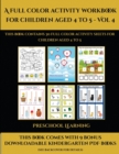 Preschool Learning (A full color activity workbook for children aged 4 to 5 - Vol 4) : This book contains 30 full color activity sheets for children aged 4 to 5 - Book