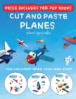 School Age Crafts (Cut and Paste - Planes) : This book comes with collection of downloadable PDF books that will help your child make an excellent start to his/her education. Books are designed to imp - Book
