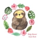 Sloth Baby Shower guest book - Book