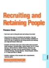 Recruiting and Retaining People : People 09.04 - Book