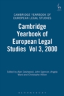 Cambridge Yearbook of European Legal Studies  Vol 3, 2000 - Book