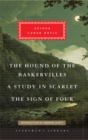 The Hound of the Baskervilles, A Study in Scarlet, The Sign of Four - Book