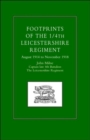 Footprints of the 1/4th Leicestershire Regiment : August 1914 to November 1918 - Book