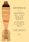 Handbook for the 3-inch Mortar 1937 - Book