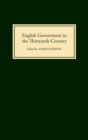English Government in the Thirteenth Century - Book