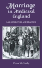 Marriage in Medieval England: Law, Literature and Practice - Book
