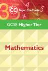 GCSE Mathematics Topic Cue Cards : Higher Tier - Book