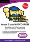i-learn: Speaking and Listening Years 5 and 6 DVD-ROM - Book