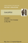 GALLIPOLI Vol 1. OFFICIAL HISTORY OF THE GREAT WAR OTHER THEATRES - Book