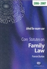 Core Statutes on Family Law - Book