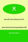 Boswell's Life of Johnson Vol. III - Book