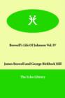 Boswell's Life of Johnson Vol. IV - Book