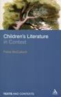 Children's Literature in Context - Book