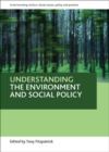 Understanding the environment and social policy - Book