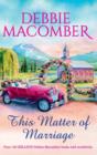 This Matter of Marriage - Book