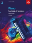 Piano Scales & Arpeggios, ABRSM Grade 4 : from 2021 - Book