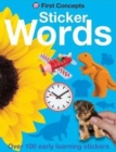 Words : First Sticker Concepts - Book
