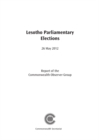 Lesotho Parliamentary Elections, 26 May 2012 - Book
