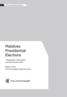 Maldives Presidential Elections, 7 September, 9 November and 16 November 2013 - Book