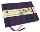 Guest Book - Kinloch Anderson Thistle Tartan cloth : Waverley Scotland Genuine Tartan Commonplace Series (16cm x 24cm) - Book