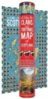 The Clans and Tartans Map of Scotland : Folded, Rolled, Tubed - A colourful, illustrated map of clan lands with 150 registered clan tartans, plus information about Highland Dress, the story of tartan, - Book