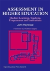 Assessment in Higher Education : Student Learning, Teaching, Programmes and Institutions - Book