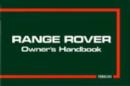 Range Rover 1986/87 - Book