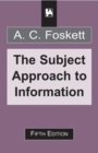 The Subject Approach to Information - Book