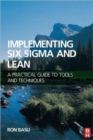Implementing Six Sigma and Lean - Book