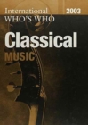 International Who's Who in Classical Music/Popular Music 2003 Set - Book