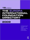 The Europa International Foundation Directory 2009 - Book