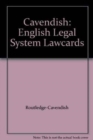 English Legal System Law Cards - Book