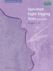 Specimen Sight-Singing Tests, Grades 1-5 - Book