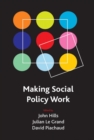 Making social policy work - Book