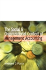 Social and Organizational Context of Management Accounting - Book