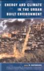 Energy and Climate in the Urban Built Environment - Book
