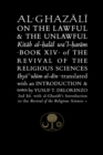 Al-Ghazali on the Lawful and the Unlawful : Book XIV of the Revival of the Religious Sciences - Book