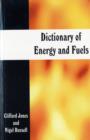 Dictionary of Energy and Fuels - Book