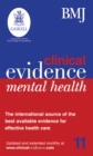 Clinical Evidence Mental Health - Book