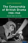 The Censorship of British Drama 1900-1968 Volume 3 : The Fifties - Book