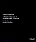 Collected Essays in Architectural Criticism - Book
